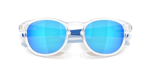 Image of Oakley Sunglasses for Men - OO9349 Latch Low-Bridge Fit Round Sunglasses PRIZM Lenses