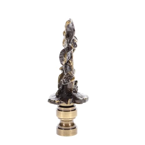 Image of B&P Lamp Birds On Branch Brass Finial, 2 7 /8 Inch Ht, 1 /4-27 Tap