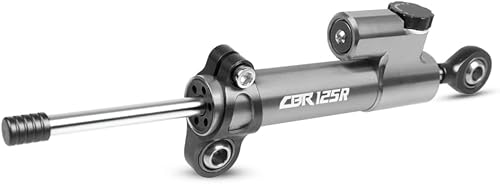 Amortiguador de dirección Para Yamaha YZF R6 1999-2004 YZF R1 2002 2003 FZ1 Para Fazer 2001-2005 Estabilizador de motocicleta CNC con control de seguridad lineal invertido en negro y gris
