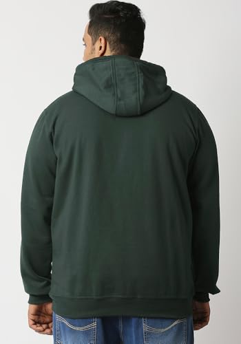Image of Wear Your Opinion Men's Plus Size Fleece Zipper Hoodie Jacket