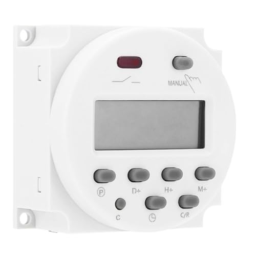 Relé de interruptor de tiempo programable CN101A de 110V y 16A para carril 2