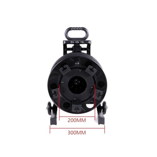 Disco vacío de fibra óptica y carrete de cable móvil tipo Pitman PCD310 6