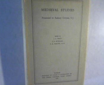 Hardcover Medieval Studies presented to Aubrey Gwynn S.J. Book