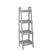 RiverRidge 4-Tier Ladder Shelf for Kids, Gray