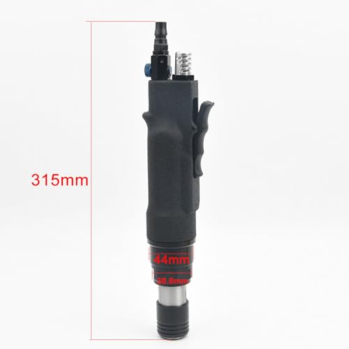 Maschiatrice pneumatica, pistola pneumatica per maschiatura, 400 giri/min, presa d'aria da 1/4 di pollice, pressione di esercizio 6-8 bar, consumo medio d'aria 4 CFM, per rame e ferro