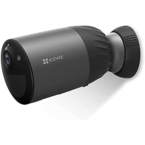 Immagine del prodotto EZVIZ BC1C Telecamera wifi esterno batteria 1080p, 100% senza fili, 210 Giorni di durata della batteria, impermeabilità IP66, Visione notturna a colori, Alexa, Rilevamento di Persone, Modello eLife