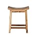 Powell Furniture Dale Saddle Bar Stool Natural Wood
