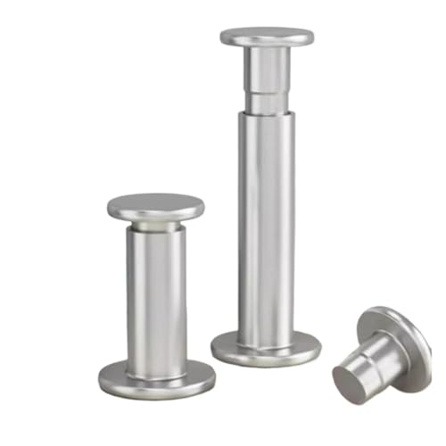 Rivet bout à bout M4 inox 304 vis de liaison mâle femelle tête plate 33mm pour meuble