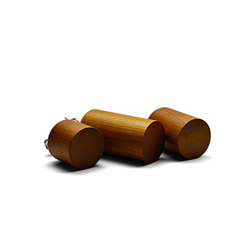 Espositore per Anelli con Base in Legno Massello, Supporto in Spugna