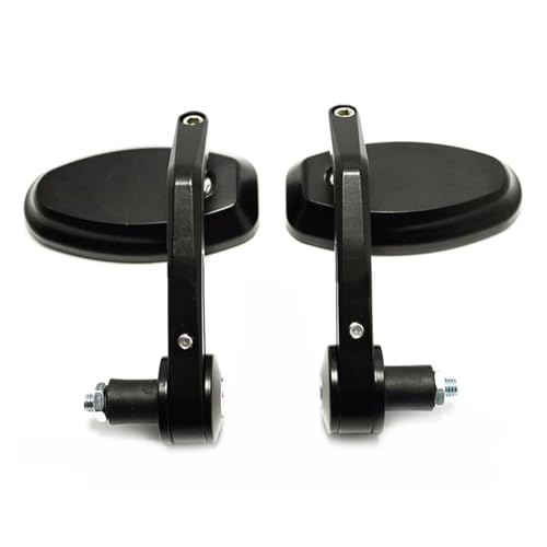 Espejos retrovisores moto con amplio ángulo lateral y ajuste universal para manillar de moto