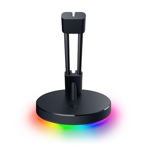 Mouse Bungee V3 Chroma - Supporto Elastico per il Cavo del Mouse con Illuminazione RGB (Braccio a Molla con Ferma-Cavo ad Aggancio Rapido, Base Appesantita Antiscivolo) Nero - Mouse gaming - Immagine 7