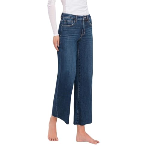 Women's Tummy Control Mid-Rise Wide Leg Jeans in Finders Keepers3