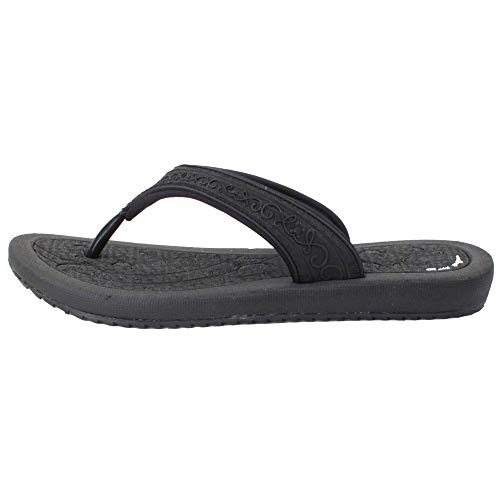 Gold Pigeon Shoes Gp Breeze Light Weight Flip Flops For Women: 8521 Black, Eu40 (Us Size 8.5-9) #TOP1