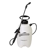 Spectracide 16422 2 Gallon Multi-Purpose Lawn & Garden Poly Tank Sprayer, Made in The USA, Adjustable Cone Nozzle, 1-Pack, Translucent White