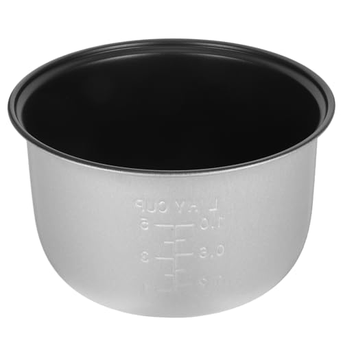 Toyvian Olla Interior para Arrocera Eléctrica Antiadherente Repuesto Resistente de Aleación para Cocinar Arroz Sopas y Repostería Compatible con Cocinas Domésticas y Profesionales