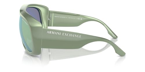 Image of Armani Exchange mens Ax4143su Universal Fit Aviator Sunglasses