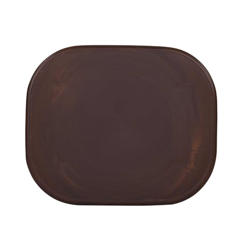 Image of Nilkamal Arena Plastic Side Table with Storage Shelf | End Table | Corner Table | for Home, Living Room, Office, Balconies, Patios | Walunt