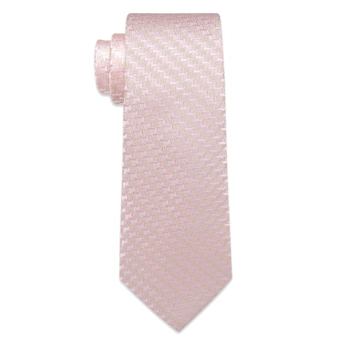 Image of YourTies Striped Ties for Men Classic Woven Silk Necktie with Handkerchief Cufflinks Set Formal Business Party Wedding