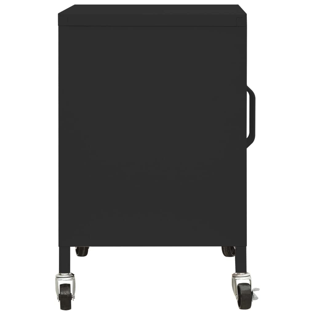 armadio spogliatoio mobiletto multiuso armadi per magazzino Armadietto Nero 60x35x56 cm in Acciaio Adatto a soggiorno, ufficio