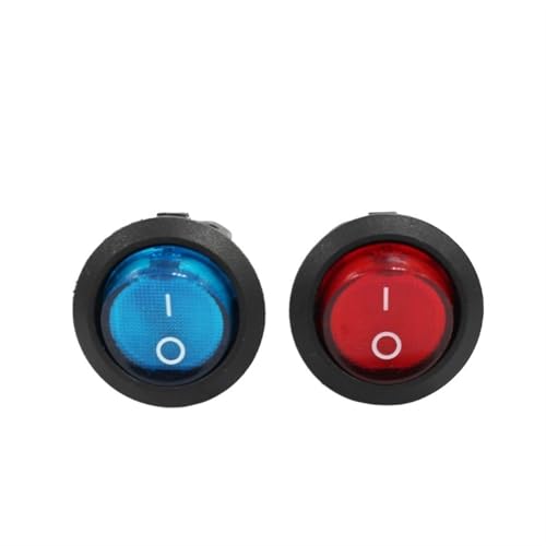 Interrupteur à bascule rond 24V KCD4 vert idéal pour vos montages auto et projets DIY éco