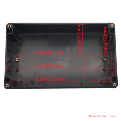 Otdorpatio 0100D04 Junction Box Ip65 Waterproof Abs Plastic Electrical Project Case Power Junction Boxes thumb #2