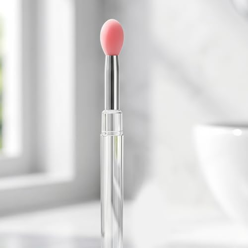 Herramientas de maquillaje de silicona para aplicar brillo labial, crema y mascarilla 7