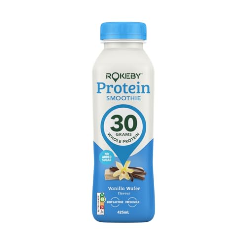 Rokeby Protein Smoothies Vanilla Wafer 425ml - Chilled
