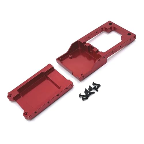 Pièces RC MN78 en métal : entrepôt PCB rouge haute précision pour châssis 1/12