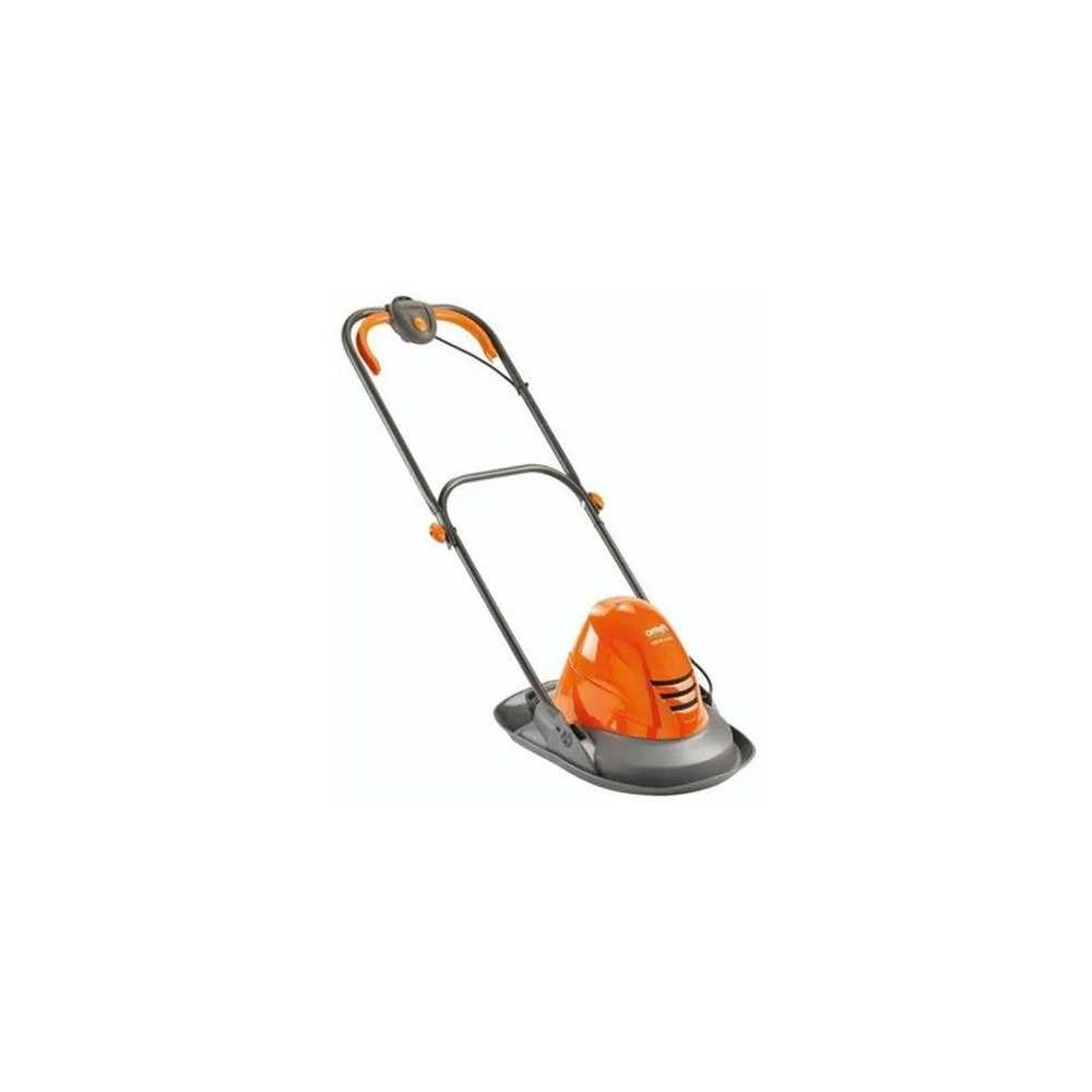 Flymo TurboLite 250 elektrischer Luftkissenrasenmäher – 1400 W, 25 cm Schnittbreite, beidseitige Griffe, zusammenfaltbar