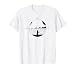 Black and White Minimalist Japanese Samurai Art T-Shirt