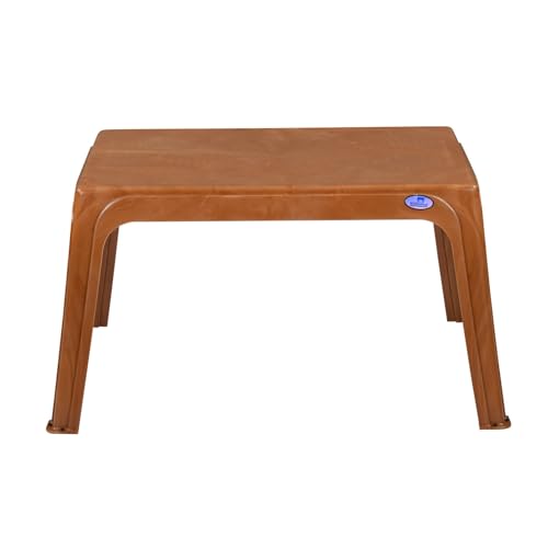 Image of Nilkamal Victor Center Table | Coffee Table | Tea Table | Teapoy for Home, Living Room, Office, Cafes | Pear Wood