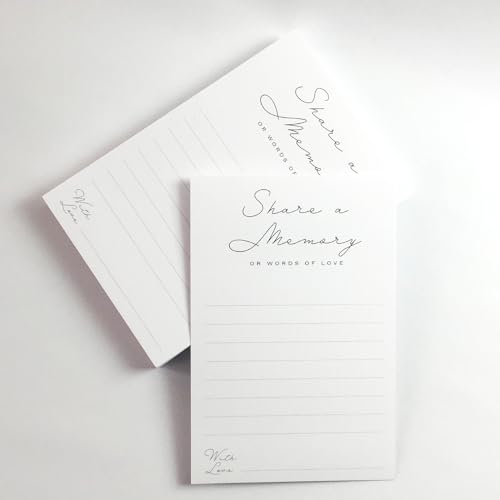 Shareamemorycardsminimalistwellwishescard4x6setof50forcelebrationoflifeweddingsanniversariesmemorialsfuneralsbirthdaysgraduationretirementgoingaway Urban Country Home Decor Share a memory cards minimalist well wishes card 4 x 6 set of 50 for celebration of life weddings anniversaries memorials funerals birthdays graduation retirement going away urban country home decor