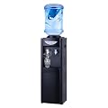 THABATAD Top Loading Hot and Cold Water Dispenser - Water Cooler for 5 Gallon Bottles & 3 Gallon Bottles, Child Safety Lock- Water Machine Perfect for Home, Office, Black