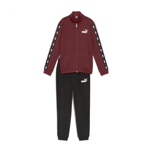 Survêtement garçon PUMA Tape Sweat Suit en molleton stretch noir
