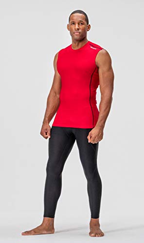 Image of DEVOPS 3 Pack Men's Athletic Compression Shirts Sleeveless