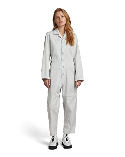 G-Star Raw Relaxed Jumpsuit , Mono Para Mujer, Gris Oyster Mushroom D23038-D384-D607 , S G-Star Raw Relaxed Jumpsuit , Mono Para Mujer, Gris Oyster Mushroom D23038-D384-D607 , S