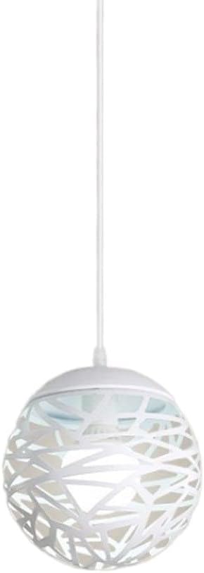 Lamp Industrial Retro Sphere Iron Metal Droplight Black Hanging Lamps for Bedrooms Kitchen Island Wire Cage Chandelier Ceiling Lamp Floodlight E27 Adjustable Suspension Light for Restaur/Black