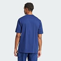 adidas Herren Essentials Linear Single Jersey Shirt, Dark Blue/White, XL – Ansicht 4
