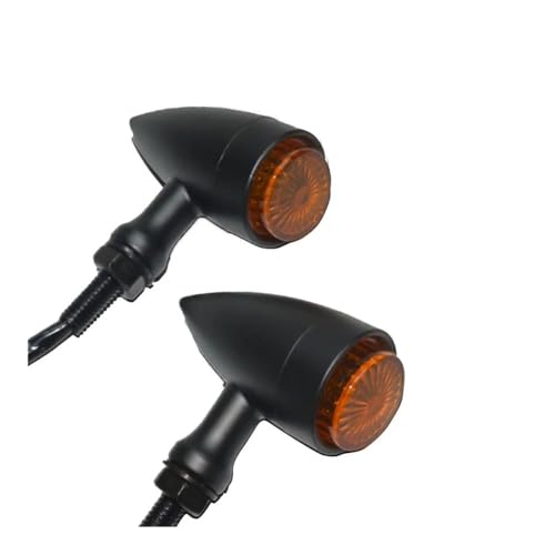 Clignotant pour moto feu de stop LED ambre indicateur aluminium 10mm