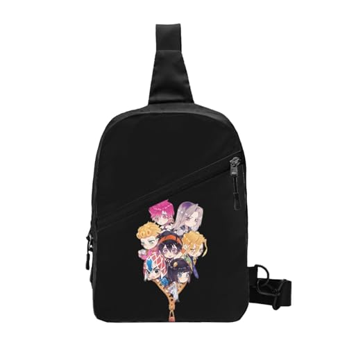 ジョジョ の奇妙な冒険 ボディバッグ ショルダーバッグ メンズ レディース ウエストポーチ 斜め掛け 運動 軽量 防水 大容量 通勤 ハイキング 旅行 スポーツ 折り畳み式