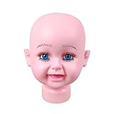 Jorzer Baby Mannequin Head Wig Head Wigs Display Hats Display Show Stand Model Hair Manikin Head.
