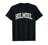 Vintage Athletic Sports Design design. Holmdel NJ shirt - A simple slightly distressed basic old school college athletic dept sports style block letter design. Great Holmdel New Jersey gift idea or vacation souvenir keepsake. town, city & state. You ...