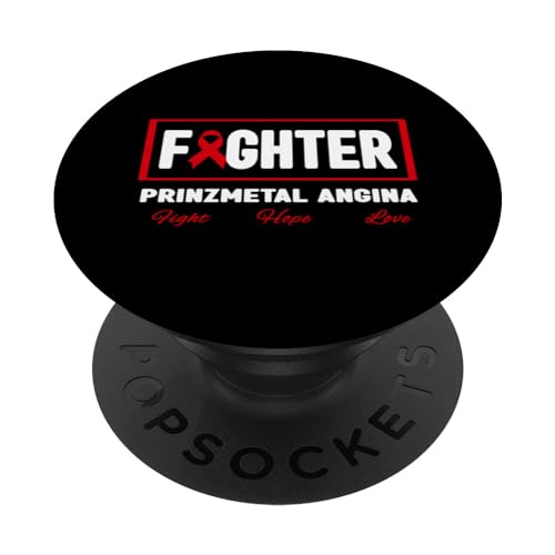 Prinzmetal Angina Fighter - Prinzmetal Angina Concientización PopSockets PopGrip Intercambiable