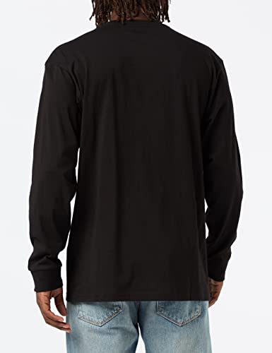 Vans Goccia V LS-b T-Shirt, Nero, M Uomo