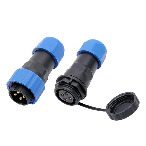 Connecteur aviation SD20 4 broches mâle femelle type docking étanche SP20 20mm