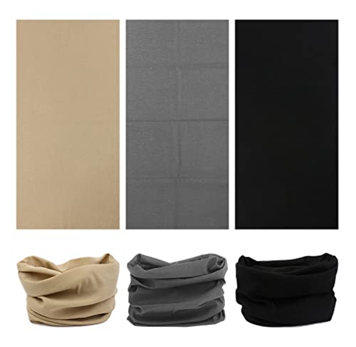 Image of VANCROWN Headband Neck Gaiter Head Wrap Headwear Face Mask Magic Scarf Bandana for Men and Women