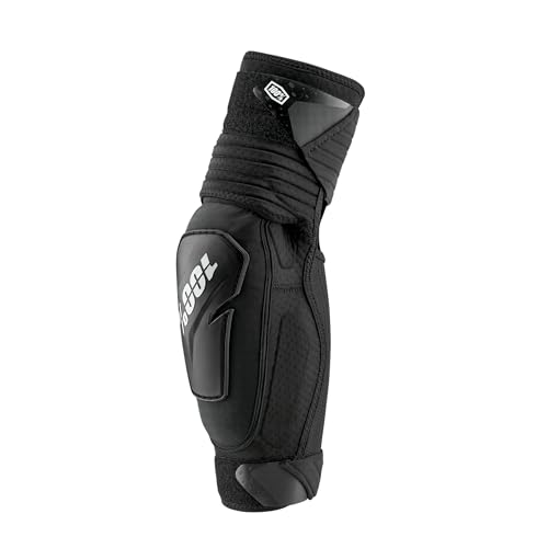 100% Fortis Mountain Biking Elbow Pad - MTB & BMX Protection - Hard Plastic and Smartshock Impact Absorbing Foam Padding
