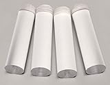 4 Pcs 3/4” OD x 3 1/2” Long Clear Acrylic Plexiglass Rod Dowels .75' Dia 19mm x 76.2mm - Plastic...