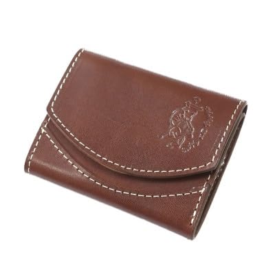 (ちゃんと地球に還る革)クアトロガッツ ミニ財布 小さいふ。ペケーニョ チョコレート 栃木レザー