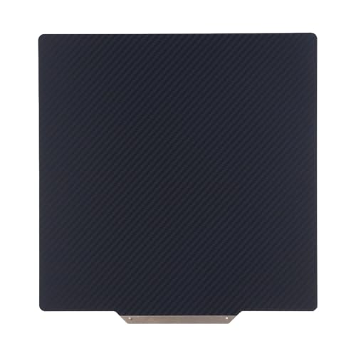 Cama de Impresión de Doble Cara PET y PEI con Superficie Inferior de PET Lisa y Superficie de PEI con Textura Mate, Base de Goma Magnética, 230x230 Mm para Impresoras 3D,